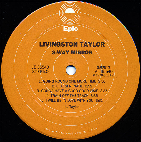 Livingston Taylor : 3-Way Mirror (LP,Album)
