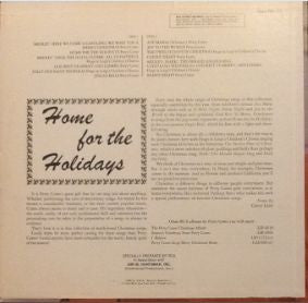 Perry Como : Home For The Holidays (LP,Album,Special Edition,Stereo)