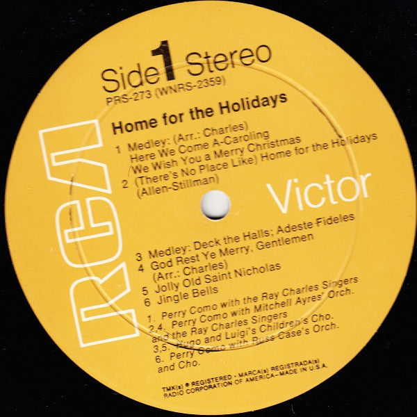 Perry Como : Home For The Holidays (LP,Album,Special Edition,Stereo)