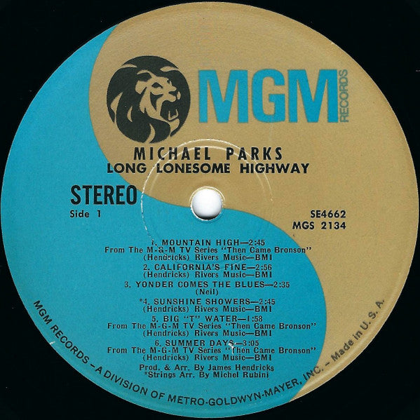 Michael Parks (3) : Long Lonesome Highway (LP,Album)