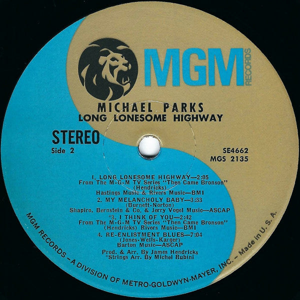 Michael Parks (3) : Long Lonesome Highway (LP,Album)