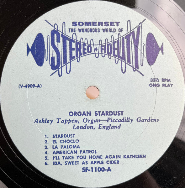 Ashley Tappen : Organ Stardust (LP,Album)