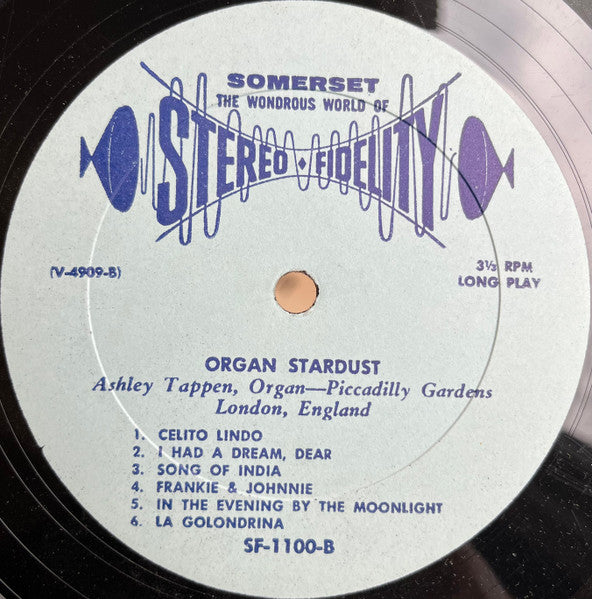 Ashley Tappen : Organ Stardust (LP,Album)