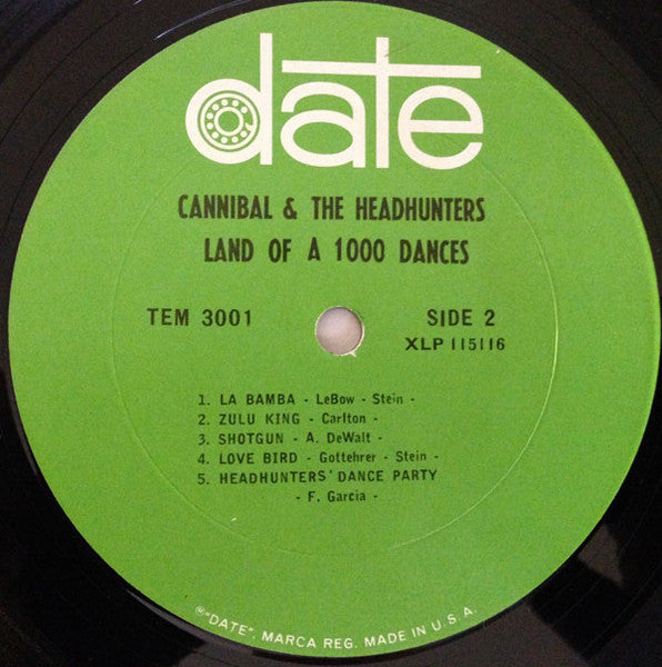 Cannibal & The Headhunters : Land Of 1000 Dances (LP, Mono)