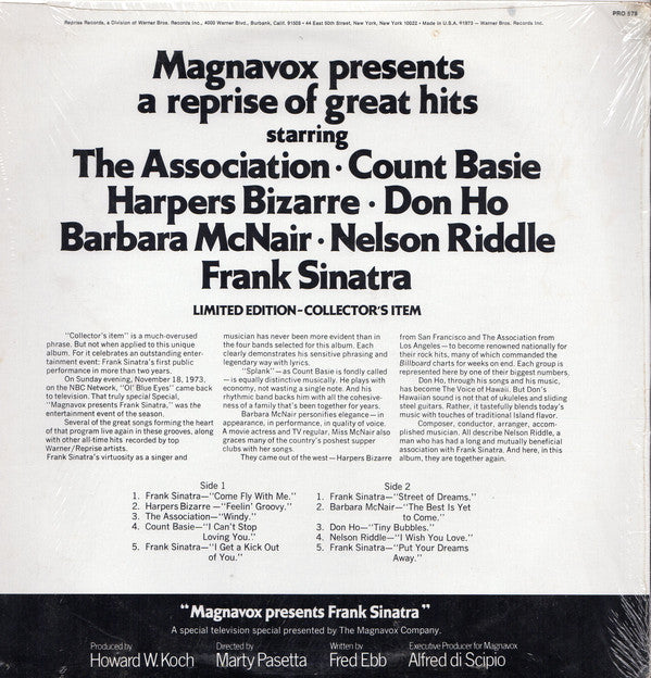 Various : Magnavox Presents... A Reprise Of Great Hits (LP,Compilation,Limited Edition,Stereo)