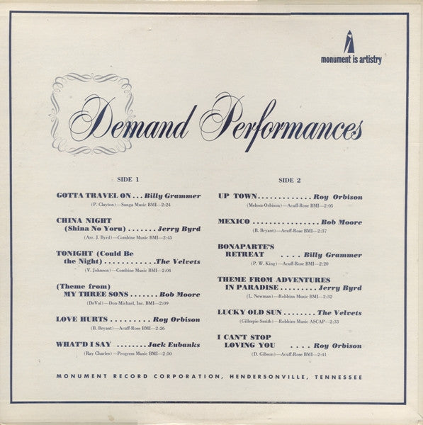 Various : Demand Performances (LP,Compilation)