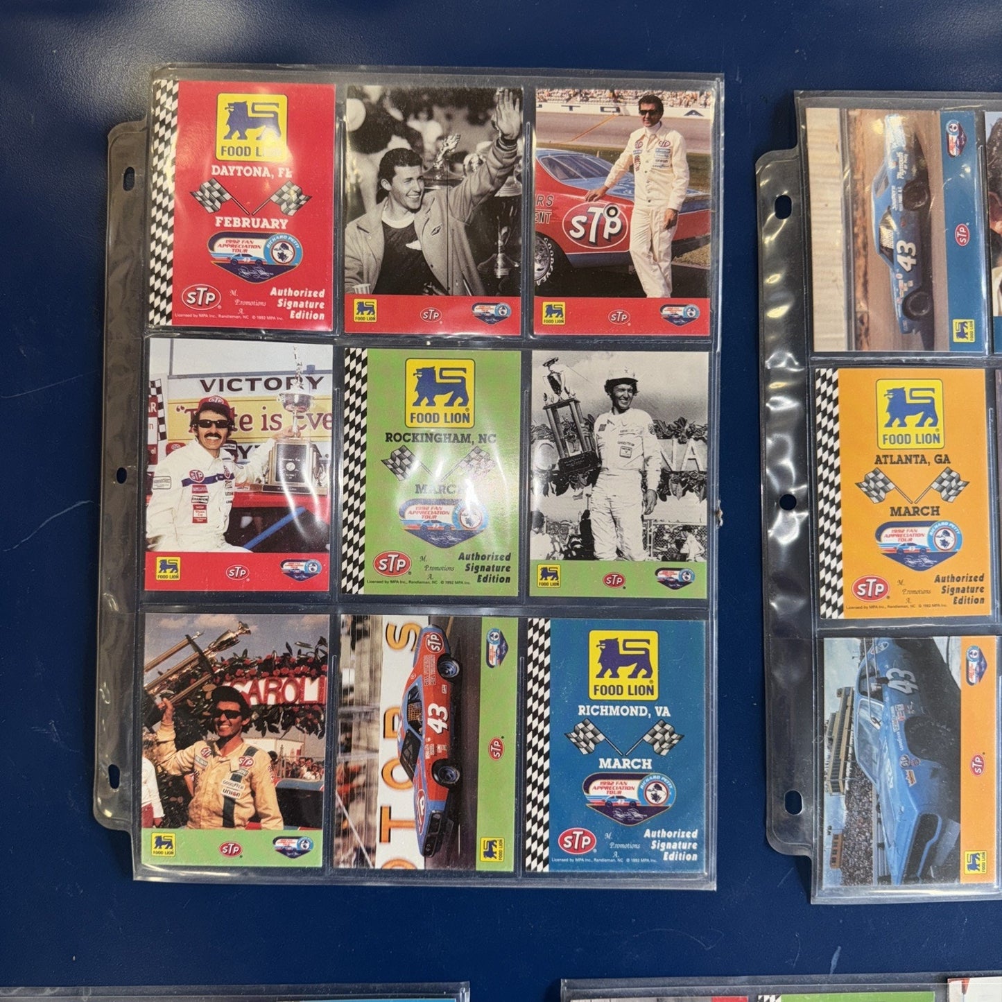 1992 NASCAR Food Lion Richard Petty 116 Card Set in Sleeves RARE Collector