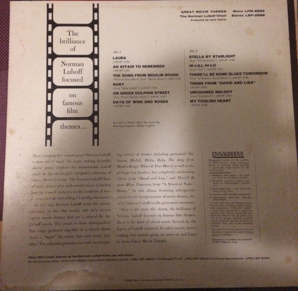 Norman Luboff Choir : Great Movie Themes (LP,Album)
