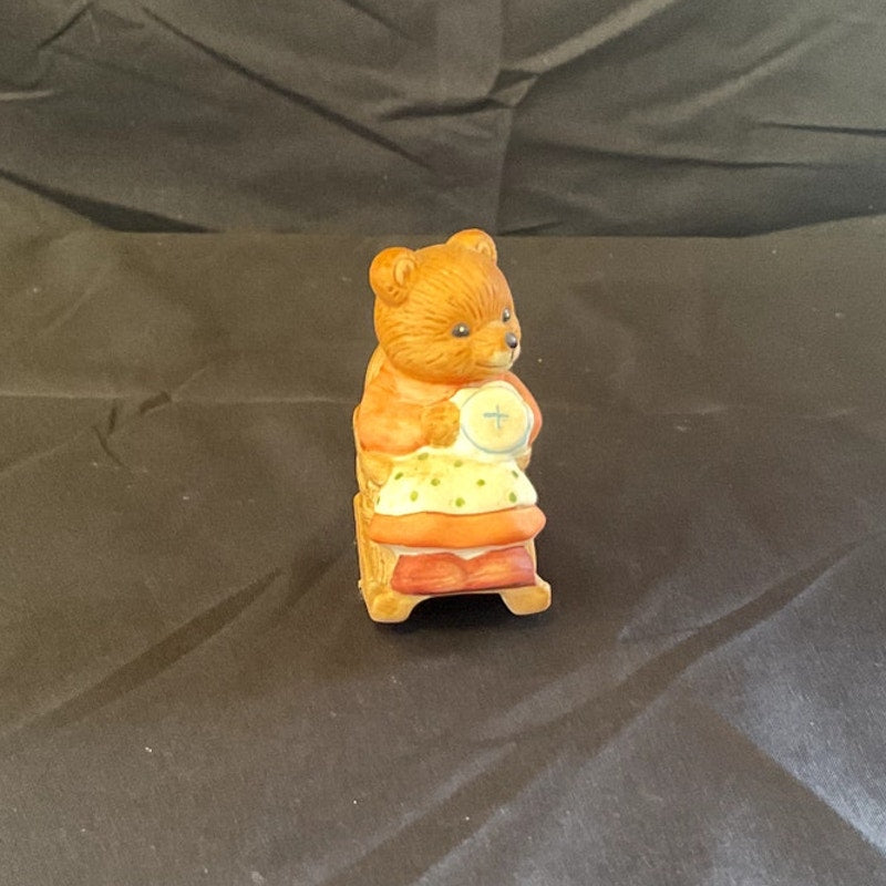 Vintage Homco Mama Rocking Bear Figurine
