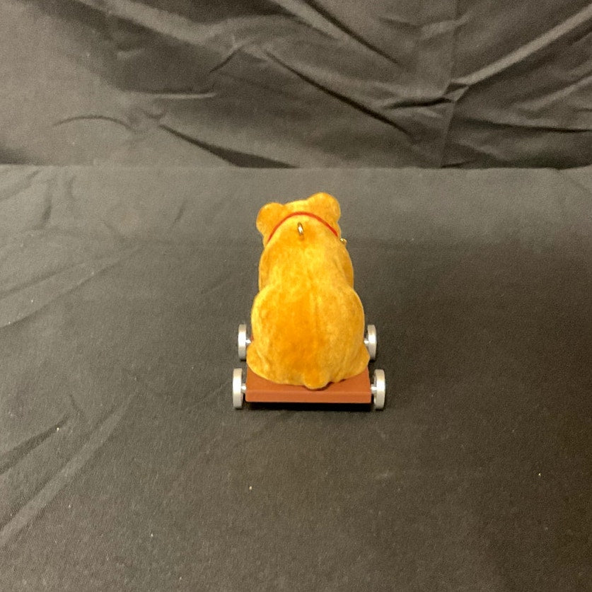 Vintage Hallmark 1999 Daughter Bear on Wheels Ornament