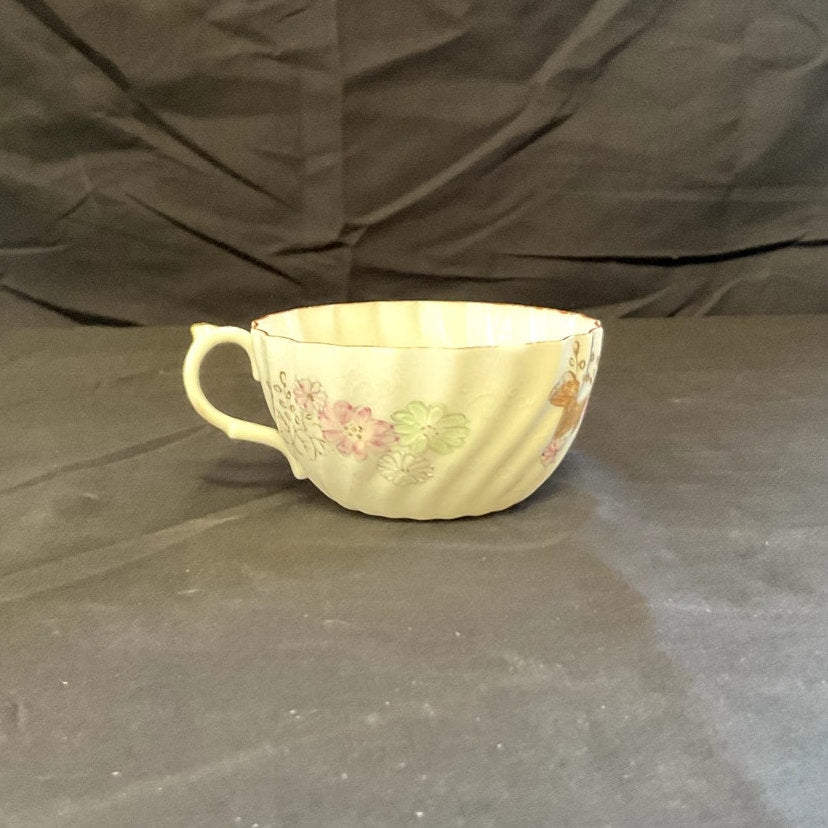 Antique Hand Painted Fine China Tea cup & Saucer