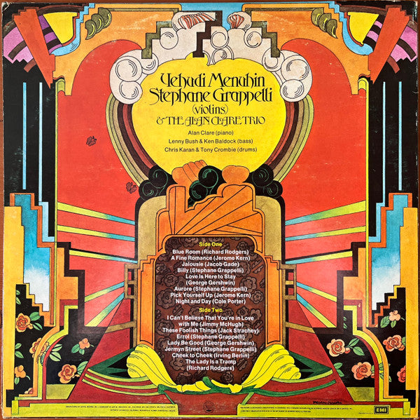 Yehudi Menuhin, Stéphane Grappelli & Alan Clare Trio : Jalousie (LP,Album,Stereo)