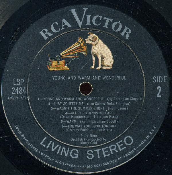 Peter Nero : Young And Warm And Wonderful (LP,Stereo)