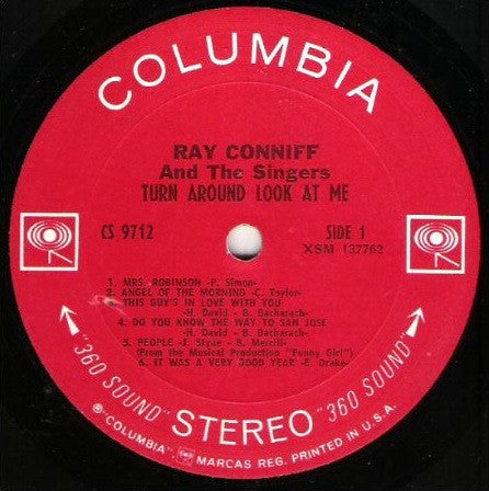 Ray Conniff And The Singers : Turn Around Look At Me (LP,Album)