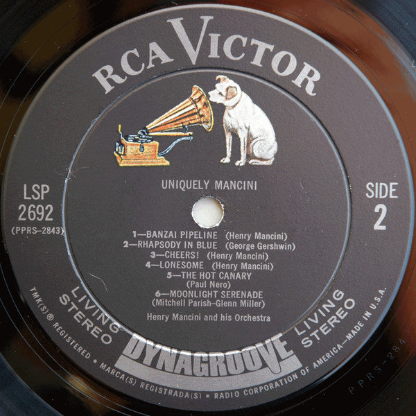 Henry Mancini And His Orchestra : Uniquely Mancini (LP,Album,Stereo)