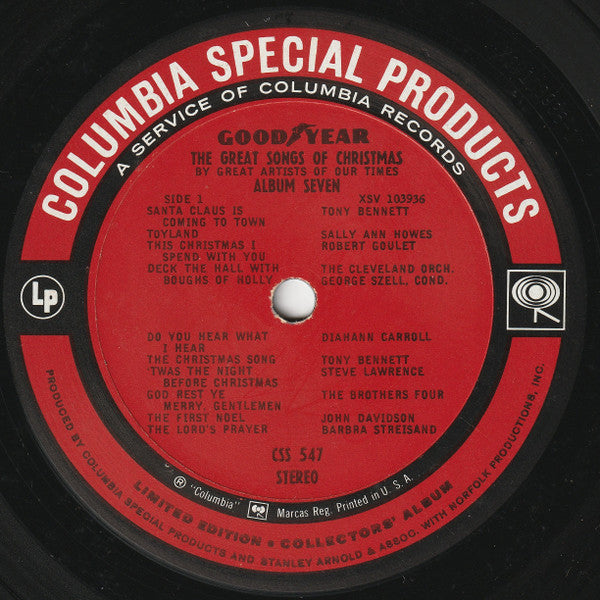Various : The Great Songs Of Christmas - Album Seven (LP,Compilation,Stereo,Limited Edition)