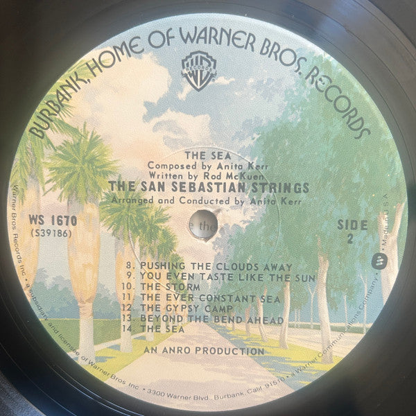 The San Sebastian Strings : The Sea (LP,Album,Reissue,Stereo)