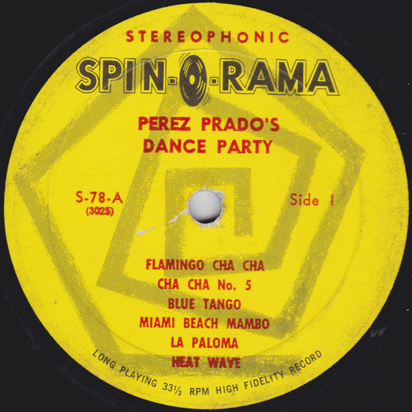 Perez Prado, Eddie Maynard And His Latin Rhythms : Dance Party (LP,Compilation,Stereo)