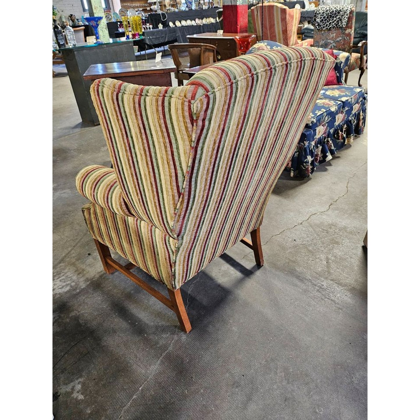 Vintage Wing Back Arm Chair