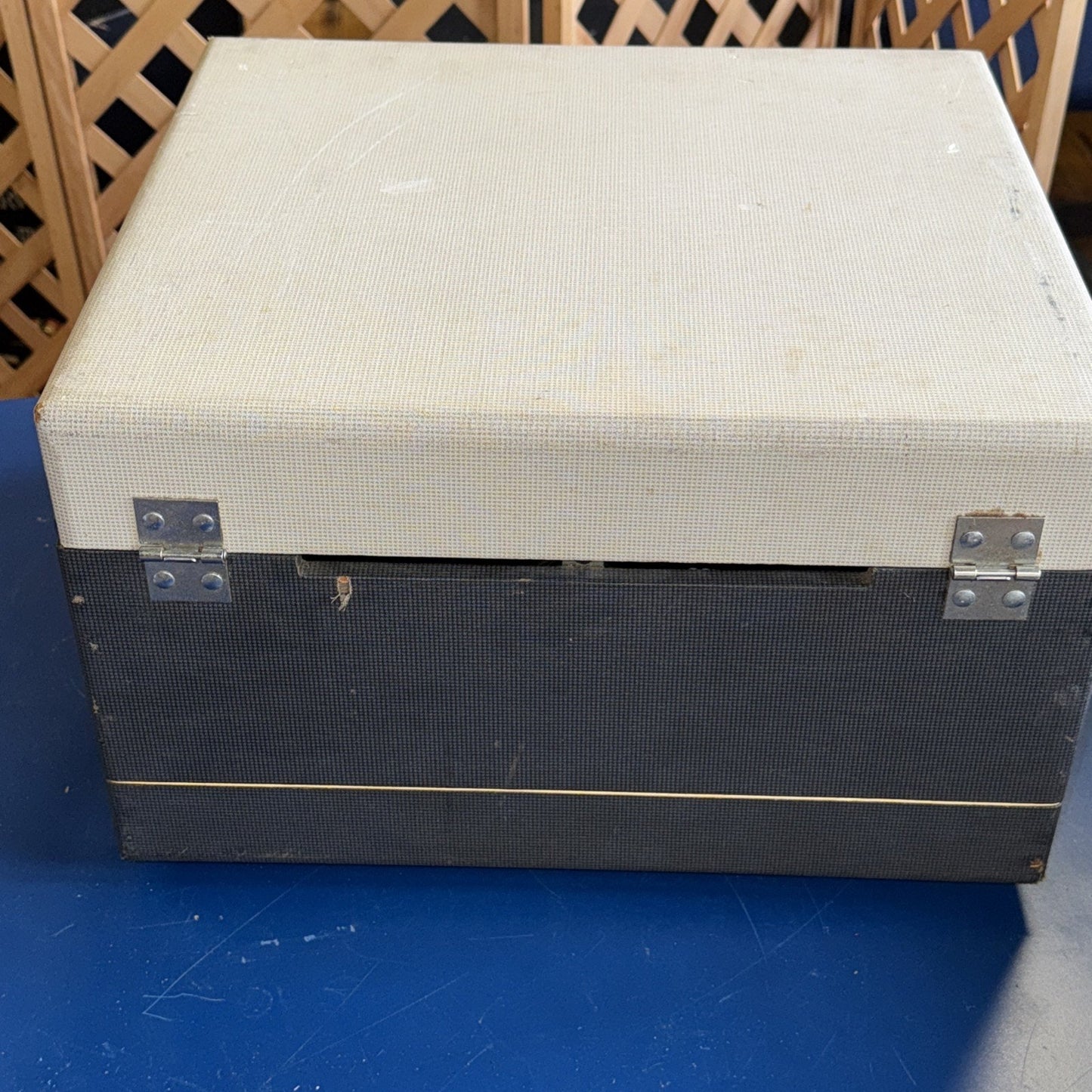 Vtg The Voice Of Music 714 Tape-O-Matic Reel-To-Reel Tape Recorder/Player W/ Mic