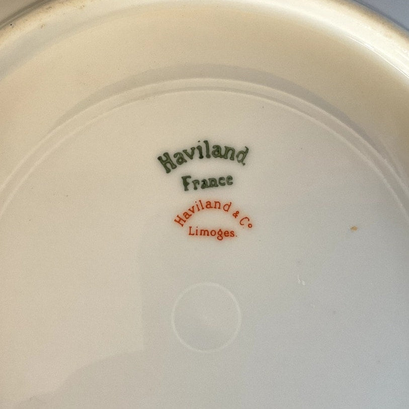 Haviland Limoges Soup Bowls circa 1889 - 1931 - Set of 2