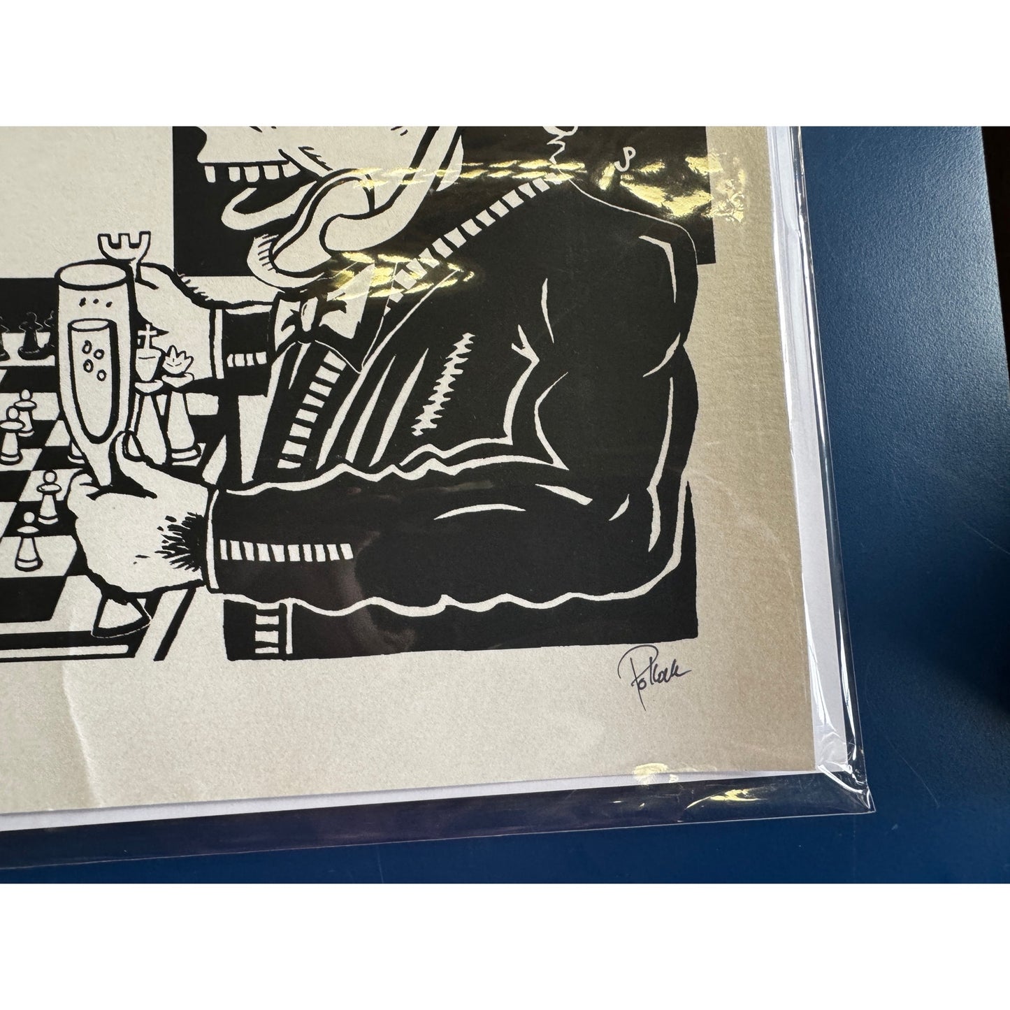 Phish 1995 Dinner & a Rematch Print – Pollock – Limited Edition – 15.5 x17