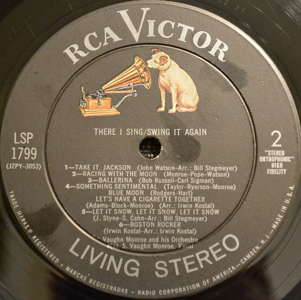 Vaughn Monroe And His Orchestra : There I Sing / Swing It Again (LP,Album,Stereo)