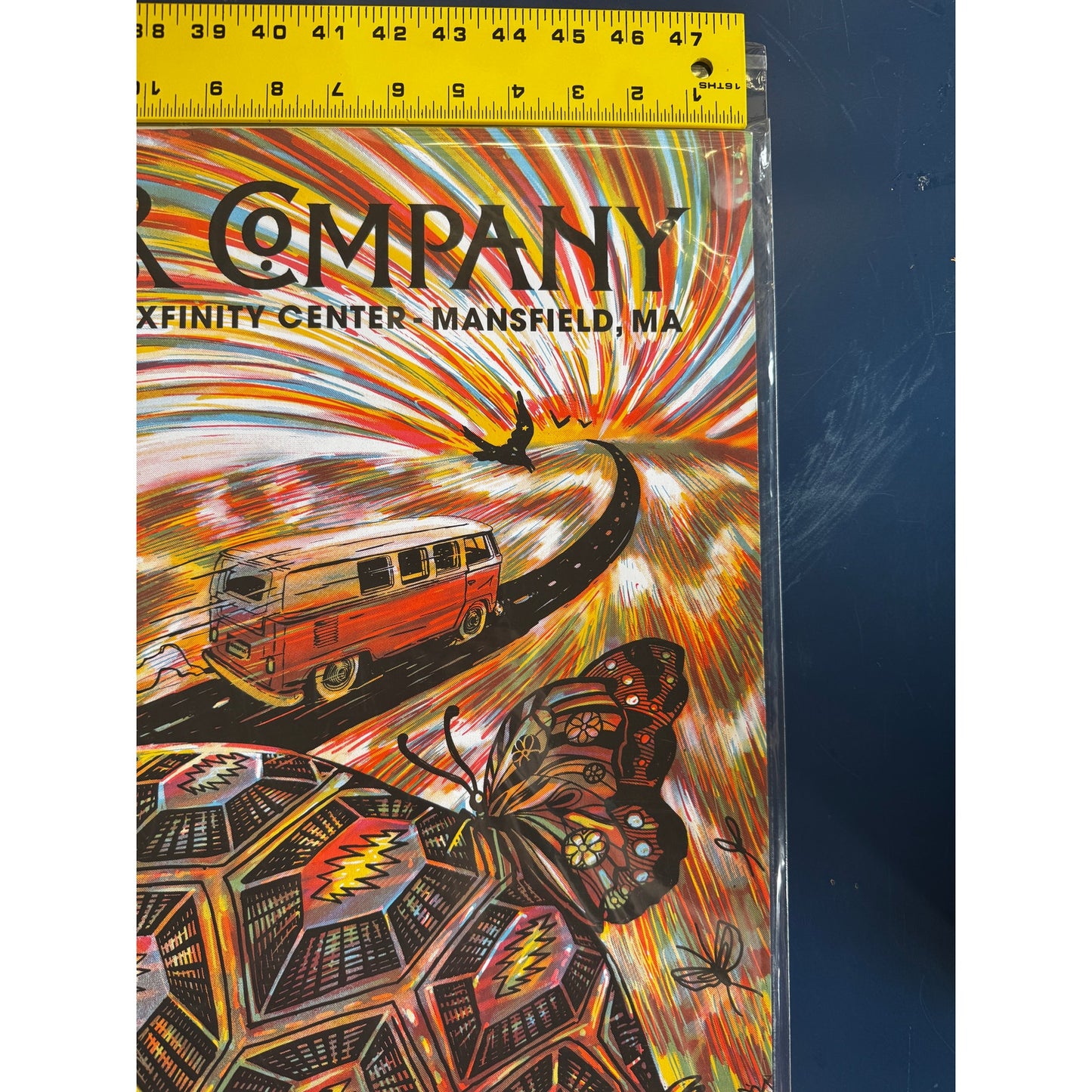 Dead & Company Concert Poster – Zeb Love – Mansfield MA – Sept 2–3, 2021