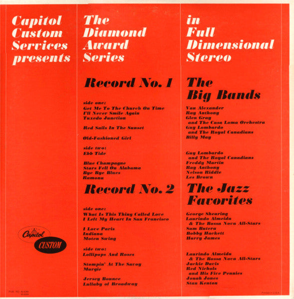 Various : Big Band And Jazz Favorites (LP,Compilation,Stereo)