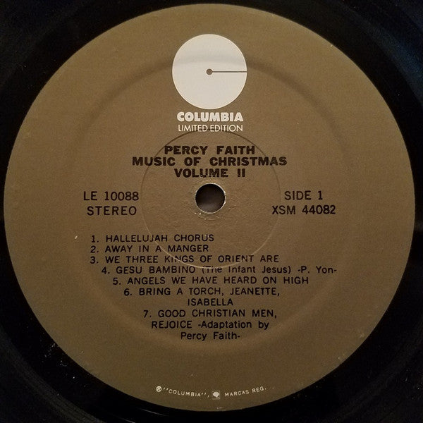 Percy Faith : Music Of Christmas Volume 2 (LP,Album,Reissue)