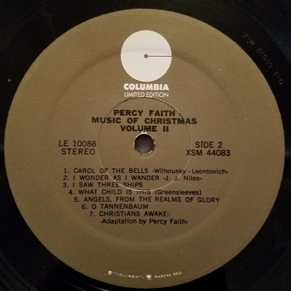 Percy Faith : Music Of Christmas Volume 2 (LP,Album,Reissue)