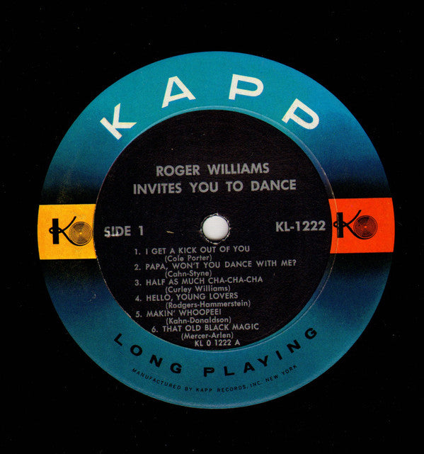 Roger Williams (2) : Invites You To Dance (LP,Album)