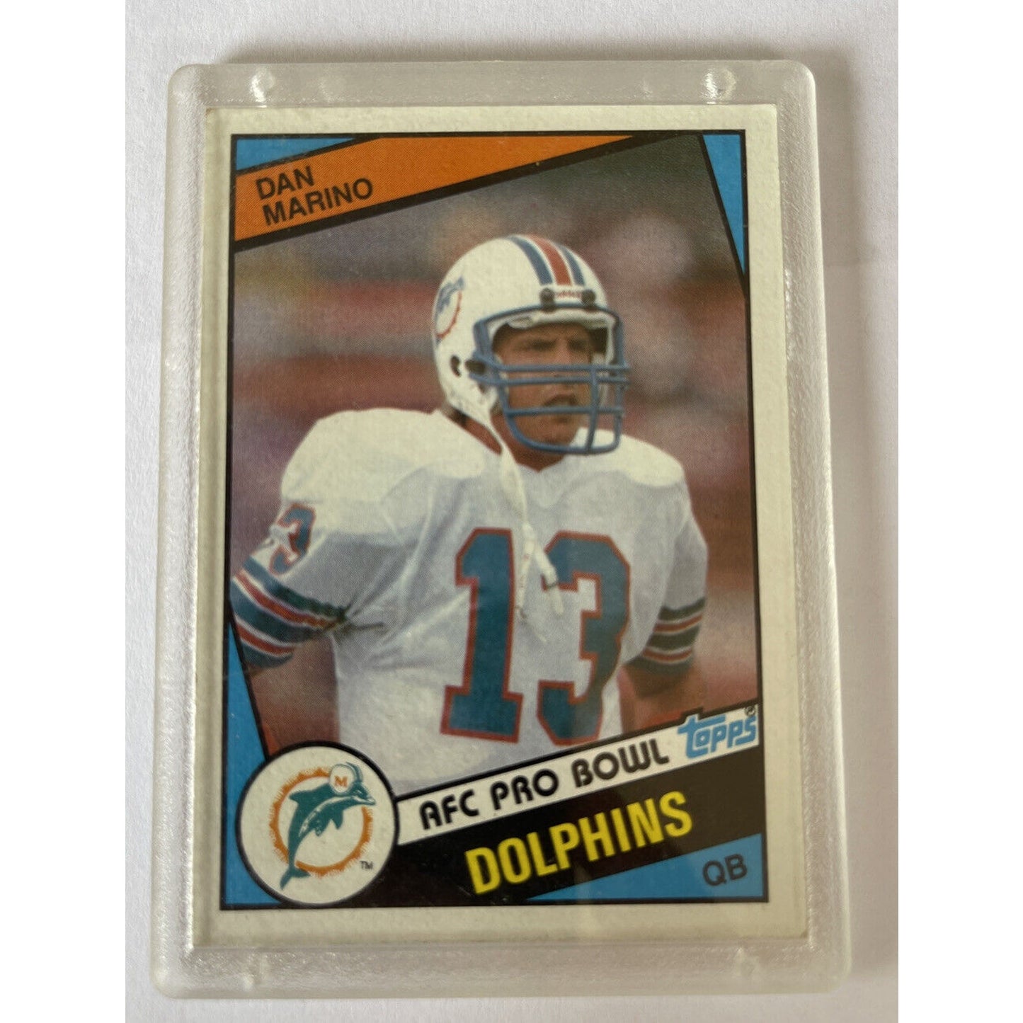 DAN MARINO ROOKIE CARD, AFC PRO BOWL TOPPS One of the Greatest QB in NFL History