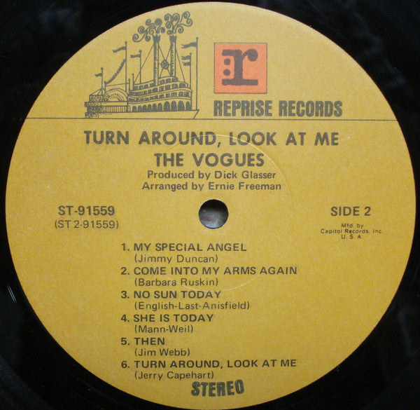 The Vogues : Turn Around, Look At Me (LP,Album,Club Edition,Reissue,Stereo)