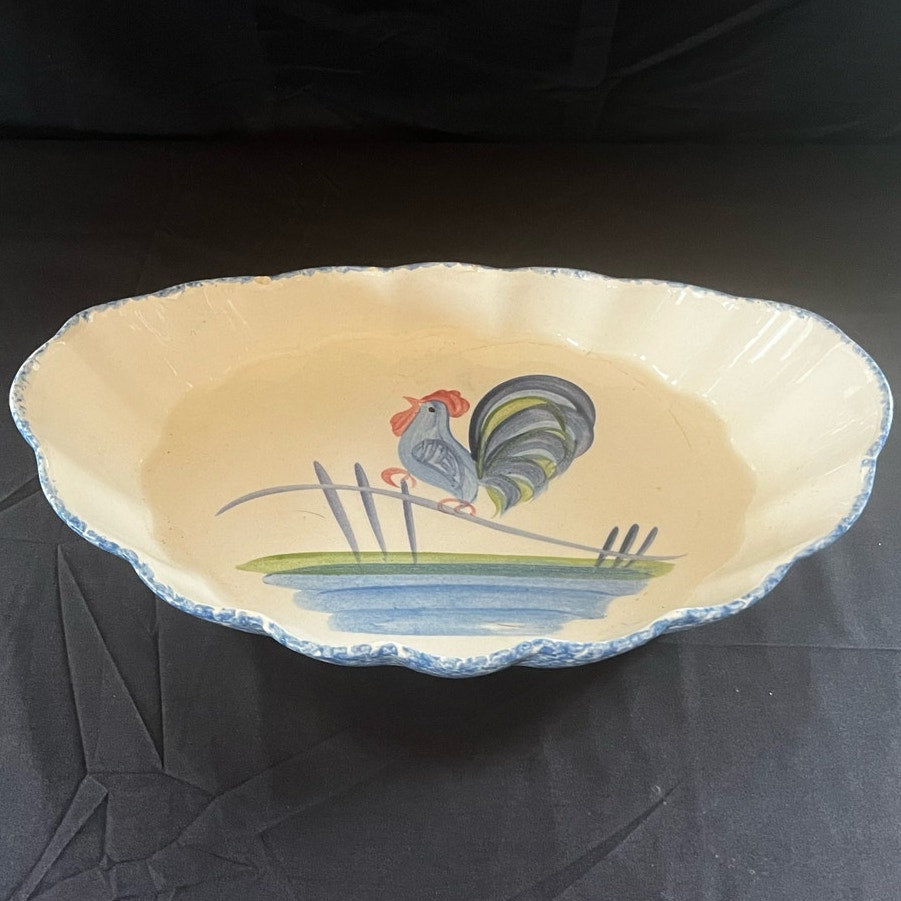 Vintage 1970's Laurie Gates L.A. Pottery Serving Bowl