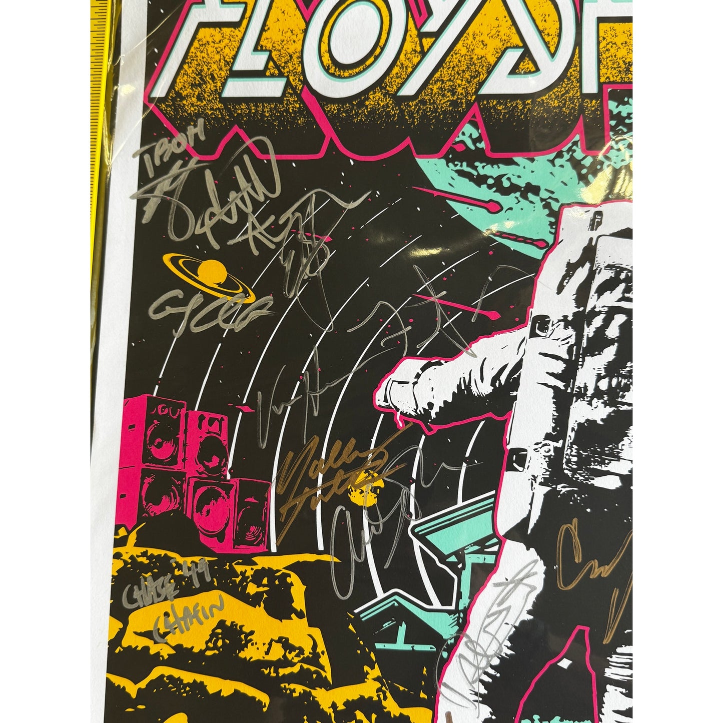 Floyd Fest Odyssey Poster – Signed by Artists – July 21–25, 2021 – 24x18