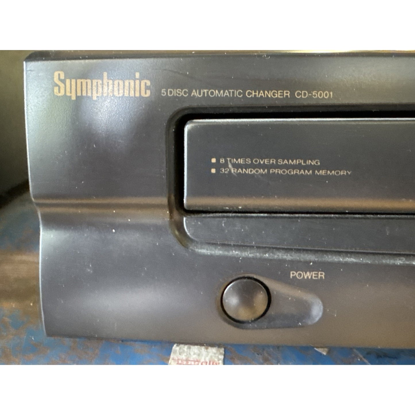 Symphonic CD5800 5-Disc CD Changer – Carousel Player (Tested, No Remote)