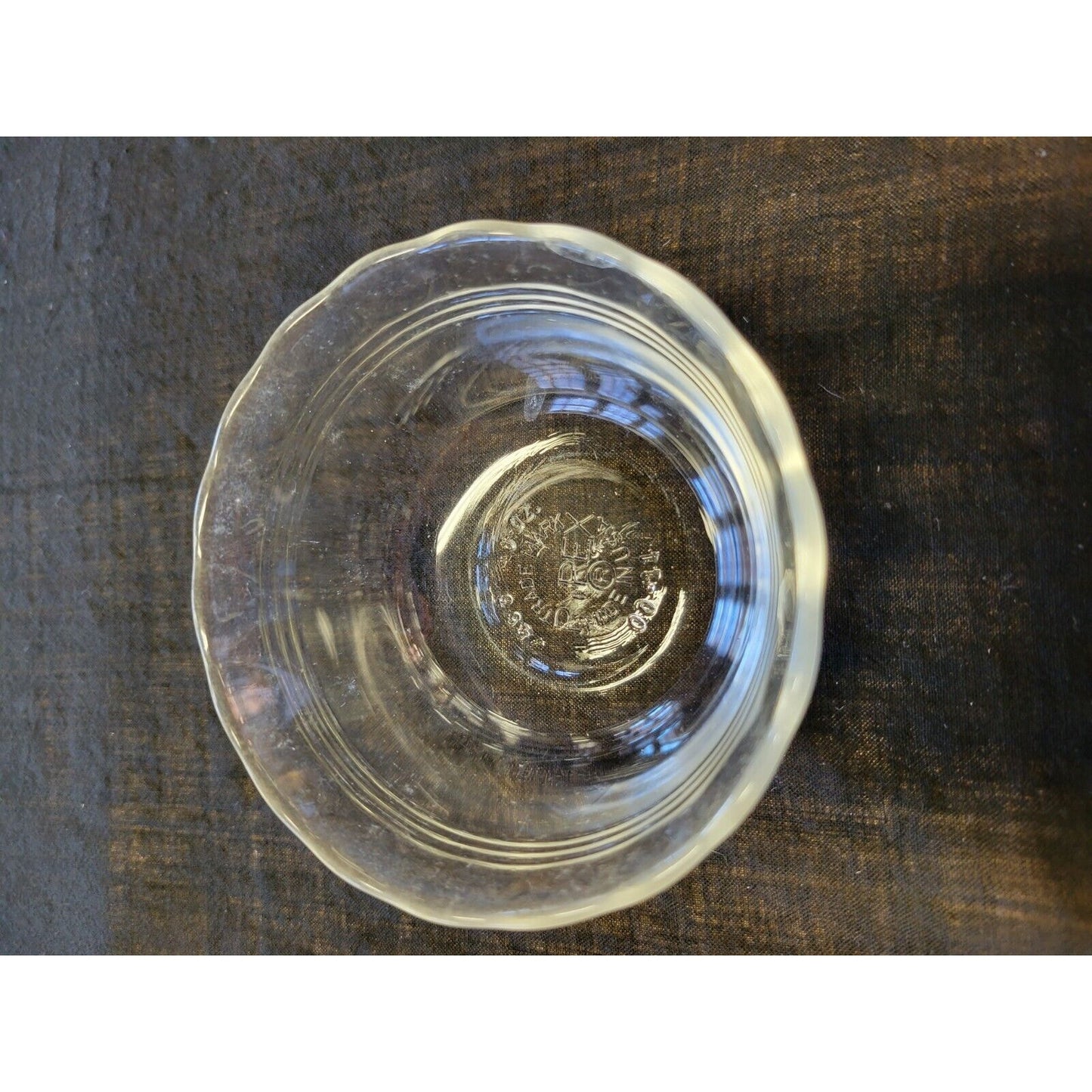 Vintage Pyrex 463 Clear Glass 6oz Custard Cups Set of Four