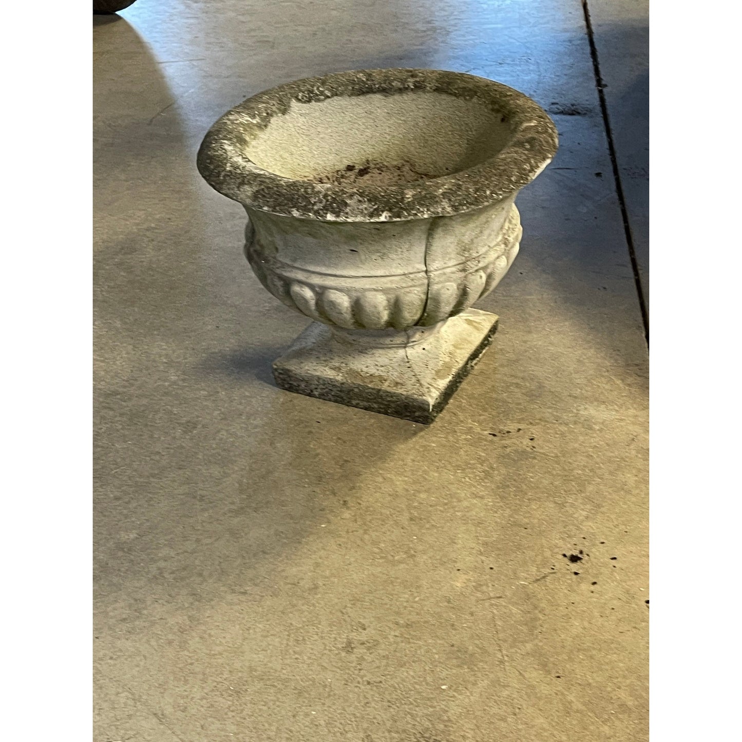 Early 20th Century Concrete Garden Urn