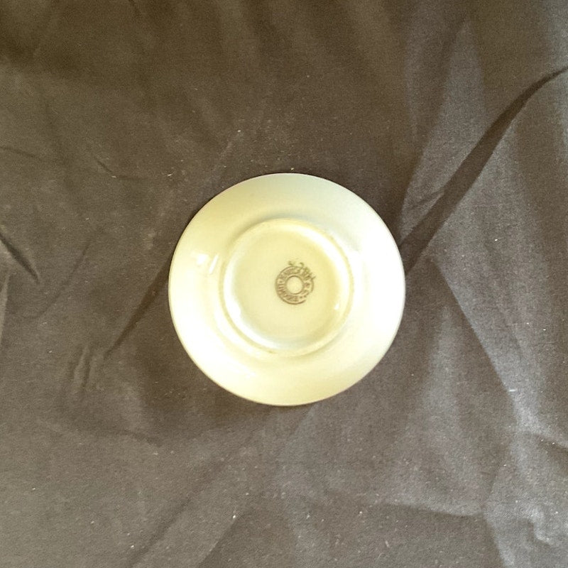 Antique Haviland Limoges Rose Pattern w/ Pink Accents Butter Pat Dish