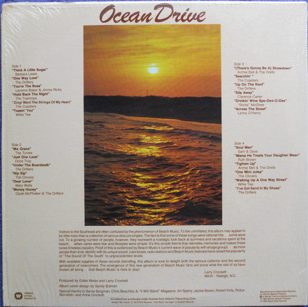 Various : Ocean Drive Volume I (LP,Compilation)
