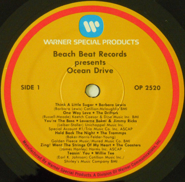 Various : Ocean Drive Volume I (LP,Compilation)