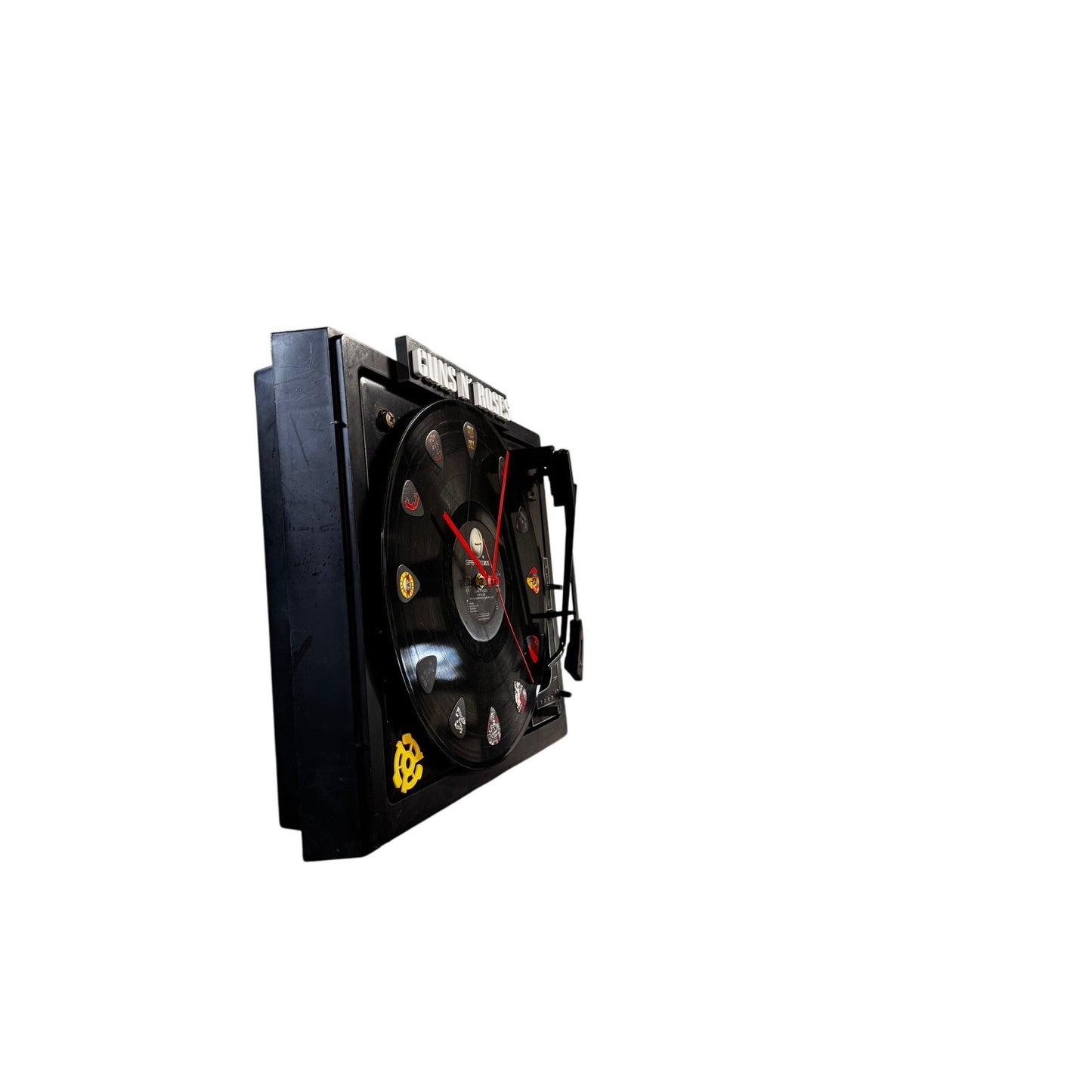 Upcycled Turntable Clock - Guns N' Roses G&R Lies Album 🎵