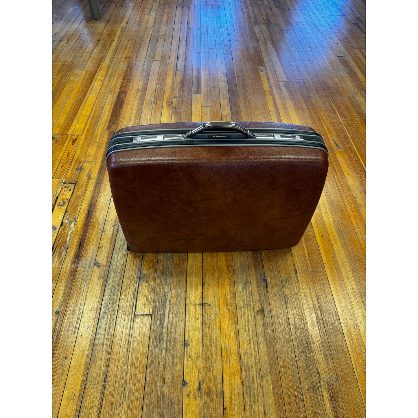 Vintage 1970's Samsonite Survivor Series 28" Rolling Suitcase Sealed Product Info w/ Key