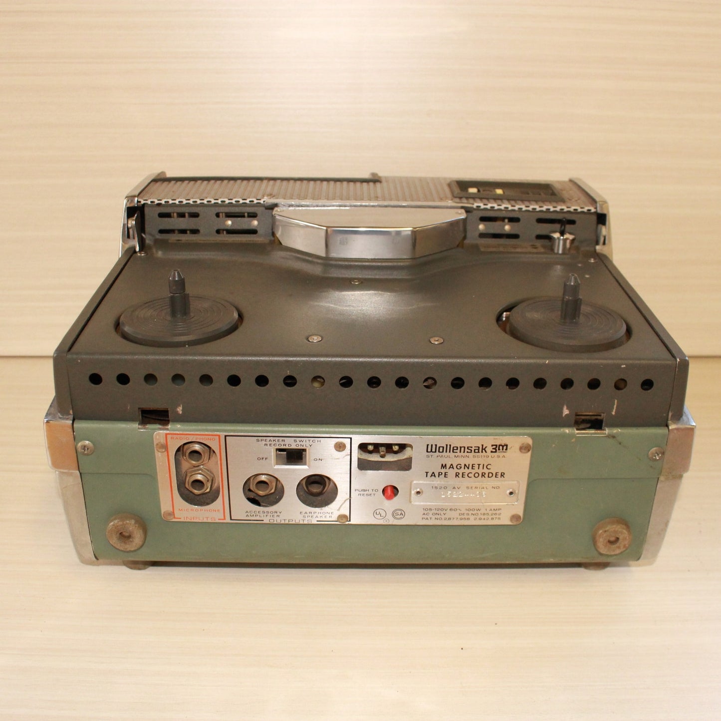 Wollensak 3M Magnetic Tape Recorder AV Model 1520