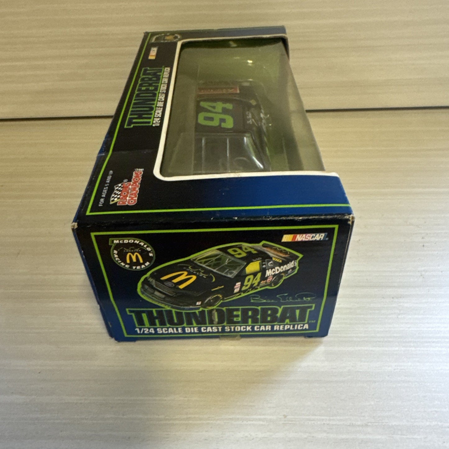 1995 Racing Champions 1:24 Bill Elliott #94 McDonald's Thunderbat – NIB NASCAR