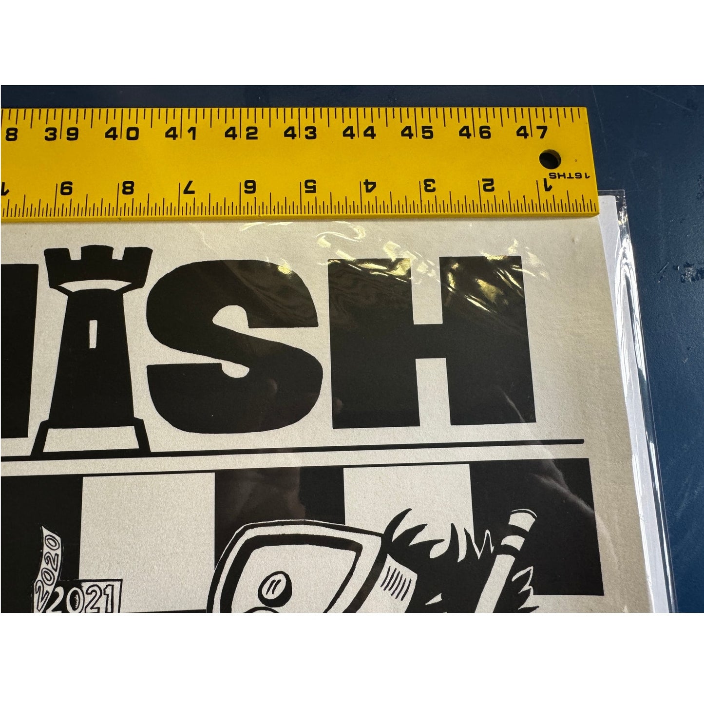 Phish 1995 Dinner & a Rematch Print – Pollock – Limited Edition – 15.5 x17