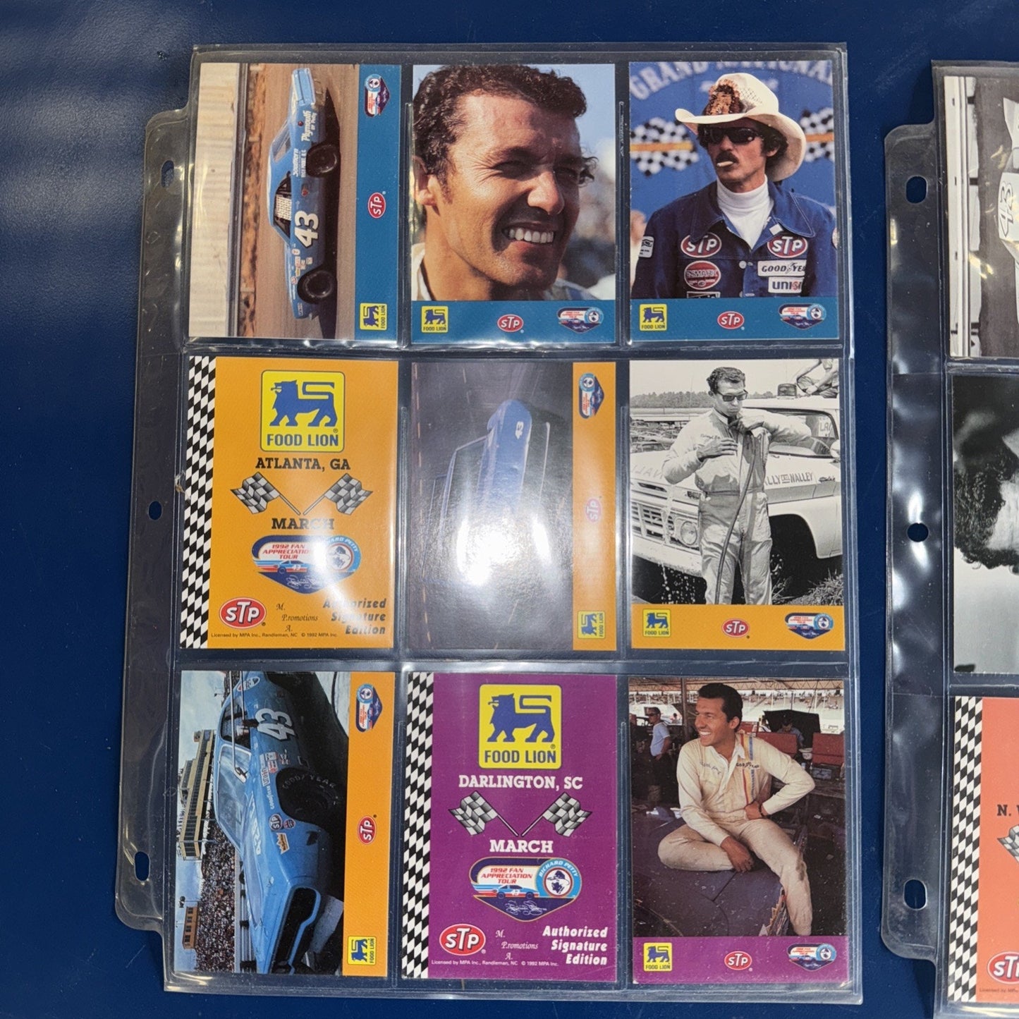 1992 NASCAR Food Lion Richard Petty 116 Card Set in Sleeves RARE Collector