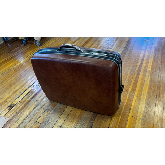 Vintage 1970's Samsonite Survivor Series 28" Rolling Suitcase Sealed Product Info w/ Key
