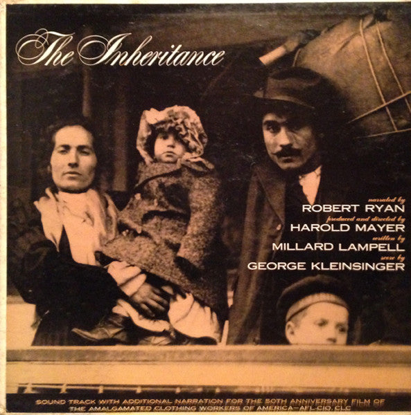 Robert Ryan, George Kleinsinger : The Inheritance: From The Film Sound Track With Additional Narration (LP,Mono)